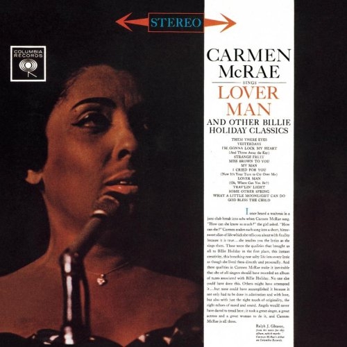 Couverture SINGS LOVER MAN AND OTHER BILLIE HOLIDAY CLASSICS (+BONUS) de Carmen MCRAE