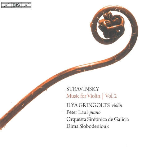 Couverture MUSIC FOR VIOLIN VOL 2 de Igor STRAVINSKY