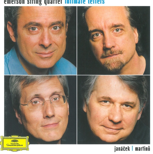 Couverture QUATUOR CORDES 1,2 (+ MARTINU) de Leos JANACEK