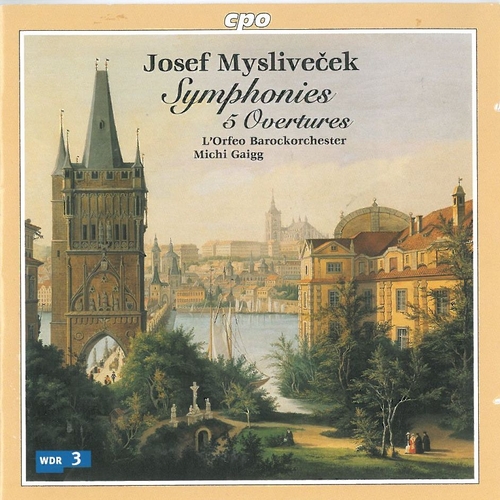 Couverture OUVERTURES ET SYMPHONIES de Josef MYSLIVECEK