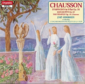 Couverture SYMPHONIE SI B M / SOIR DE FETE / TEMPETE de Ernest CHAUSSON