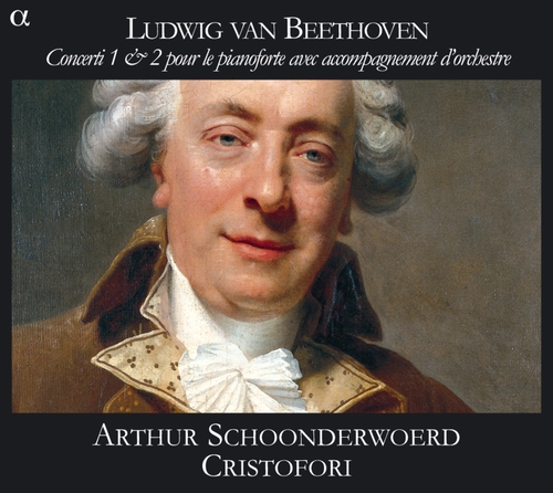 Couverture CONCERTO PIANO 1,2 de Ludwig van BEETHOVEN