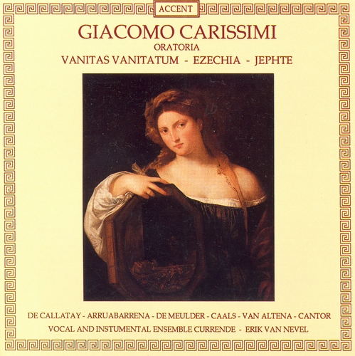 Couverture VANITAS VANITATUM / EZECHIA / JEPHTE de Giacomo CARISSIMI