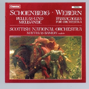 Couverture + WEBERN: PASSACAILLE POUR ORCHESTRE PELLEAS ET MELISANDE de Arnold SCHOENBERG