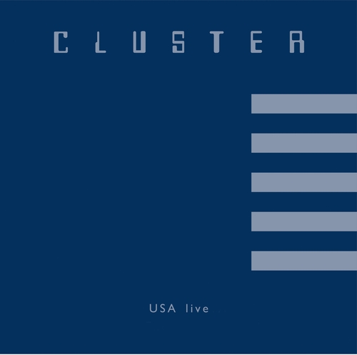 Couverture USA LIVE de CLUSTER