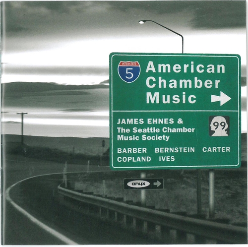 Couverture AMERICAN CHAMBER MUSIC: COPLAND/ IVES/ BERNSTEIN/ CARTER/ BA