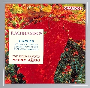 Couverture DANSES SYMPHONIQUES / DANCES D'ALEKO / CAPRICCIO BOHEMIEN de Sergey Vasil'yevich RACHMANINOV