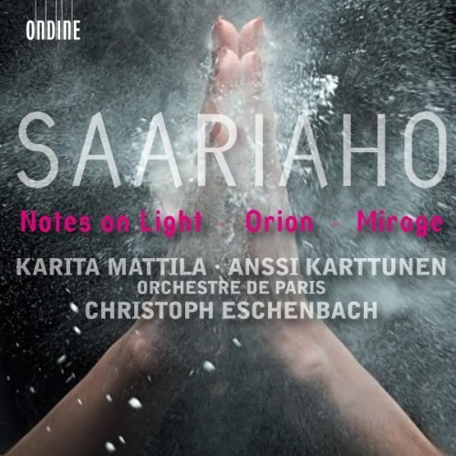 Couverture NOTES ON LIGHT/ ORION/ MIRAGE de Kaija SAARIAHO