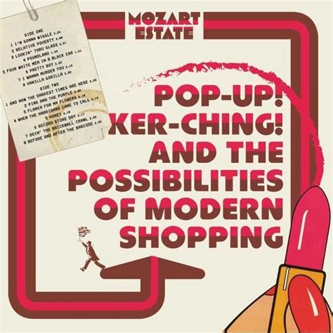 Couverture POP-UP! KER-CHING AND THE POSSIBILITIES OF MODERN SHOPPING de MOZART ESTATE