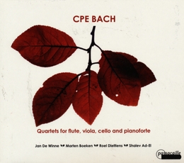 Image du média "QUATUORS FLUTE WQ 93,94 / SONATES WQ 132,133 de Carl Philipp Emanuel BACH"