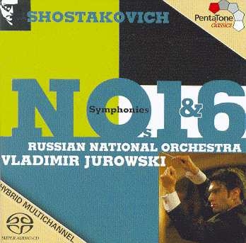 Couverture SYMPHONIE  1,6 de Dmitri CHOSTAKOVITCH