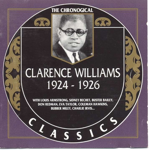 Couverture CLARENCE WILLIAMS 1924-1926 de Clarence WILLIAMS