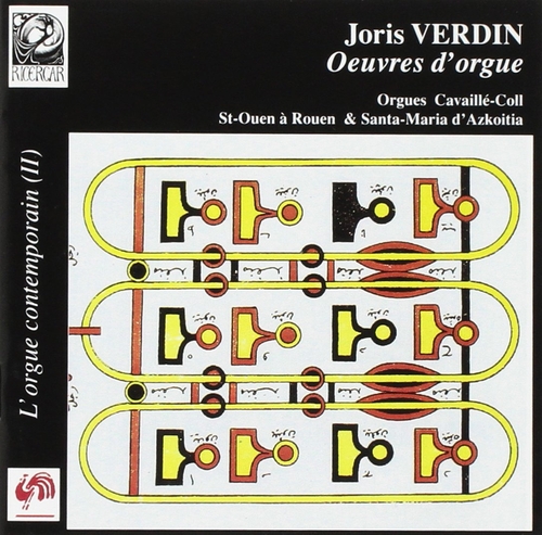 Couverture OEUVRES D'ORGUE de Joris VERDIN