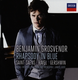 Image du média "RHAPSODY IN BLUE (+ SAINT-SAËNS ET RAVEL) de George [Jacob] GERSHWIN"