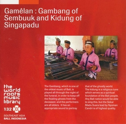 Image du média "GAMÊLAN: GAMBANG OF SEMBUUK AND KIDUNG OF SINGAPADU"