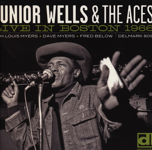 Couverture LIVE IN BOSTON 1966 de Junior WELLS & THE ACES