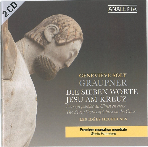 Couverture DIE SIEBEN WORTE JESU AM KREUZ de Christoph Johann GRAUPNER