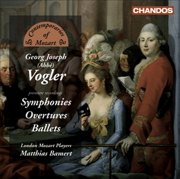 Image du média "SYMPHONIES / OVERTURES / BALLETS de Georg Josef VOGLER"