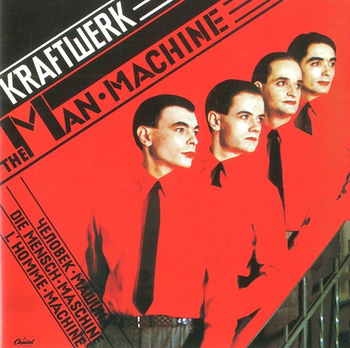 Couverture THE MAN MACHINE de KRAFTWERK