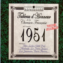 Image du média "TABLEAU D'HONNEUR DE LA CHANSON FRANCAISE 1951"