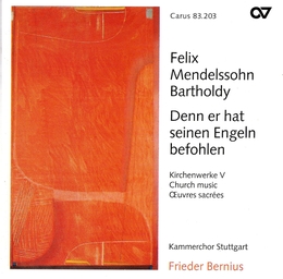 Image du média "KIRCHENWERKE: DENN ER HAT SEINEN ENGELN BEFOHLEN / ... de Felix MENDELSSOHN-BARTHOLDY"