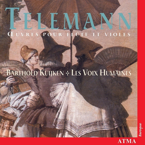 Couverture OEUVRES POUR FLÛTE ET VIOLES de Georg Philipp TELEMANN