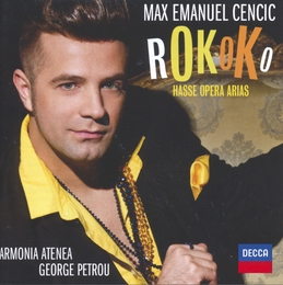 Image du média "MAX EMANUEL CENCIC: ROKOKO - HASSE OPERA ARIAS - de Johann Adolf HASSE"