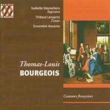 Couverture CANTATES FRANÇAISES de Thomas-Louis BOURGEOIS