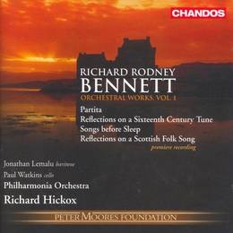 Image du média "ORCHESTRAL WORKS VOL.1 de Richard Rodney BENNETT"