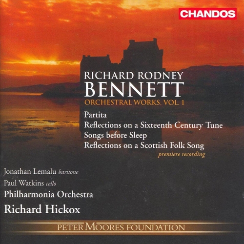 Couverture ORCHESTRAL WORKS VOL.1 de Richard Rodney BENNETT