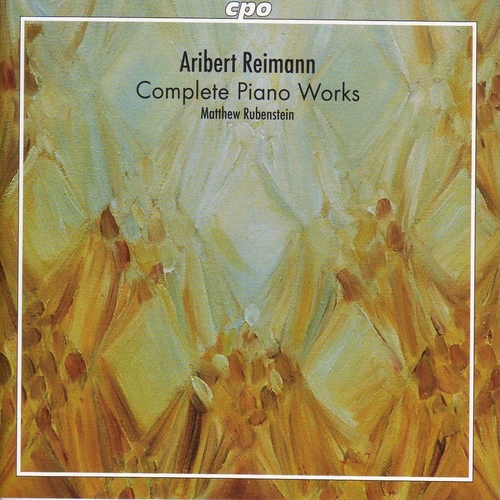 Couverture COMPLETE PIANO WORKS de Aribert REIMANN