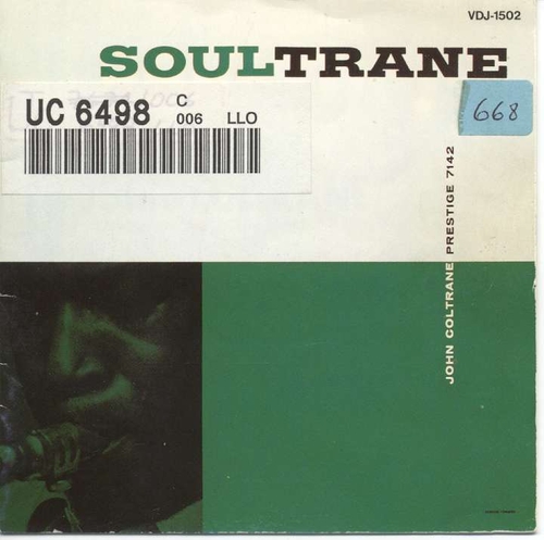 Couverture SOULTRANE de John COLTRANE