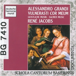 Image du média "VULNERASTI COR MEUM: MUSIQUE SACREE de Alessandro GRANDI"