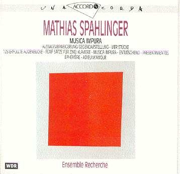 Couverture MUSICA IMPURA de Mathias SPAHLINGER