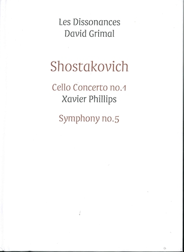 Couverture CONCERTO VIOLONCELLE 1 / SYMPHONIE N°5 de Dmitri CHOSTAKOVITCH