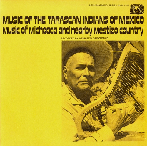 Couverture MUSIC OF THE TARASCAN INDIANS OF MEXICO