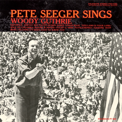 Couverture PETE SEEGER SINGS WOODY GUTHRIE de Pete SEEGER