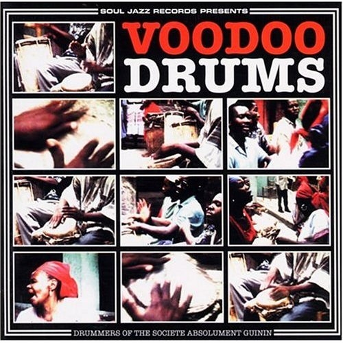 Couverture VOODOO DRUMS de DRUMMERS OF SOCIETE ABSOLUMENT GUININ