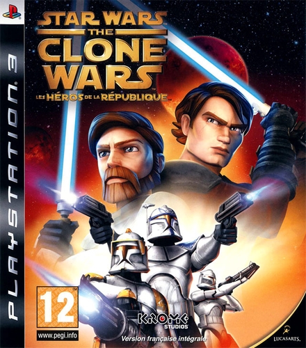 Couverture STAR WARS THE CLONE WARS : LES HEROS DE LA REPUBLIQUE - PS3