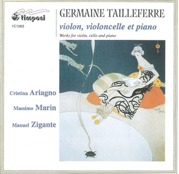 Image du média "TRIO CLAVIER / SONATES VIOLON PIANO 1,2 / CALME SANS LENTEUR de Germaine TAILLEFERRE"