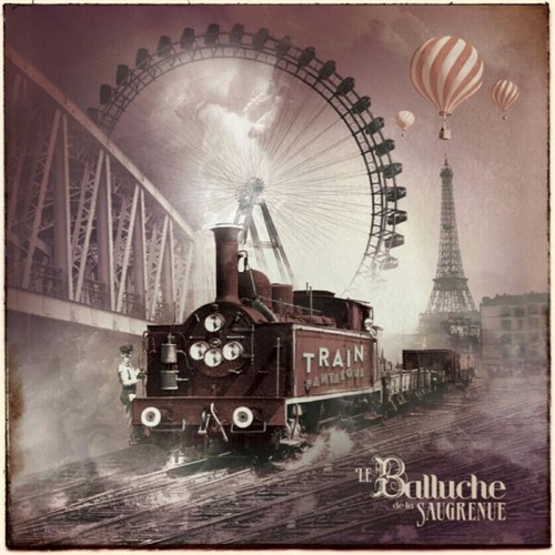 Couverture TRAIN FANTASQUE de LE BALLUCHE DE LA SAUGRENUE