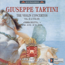 Image du média "CONCERTO VIOLON D.44,92,74,93 (VOL.6) de Giuseppe TARTINI"