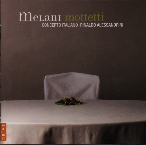 Couverture MOTTETTI de Alessandro MELANI