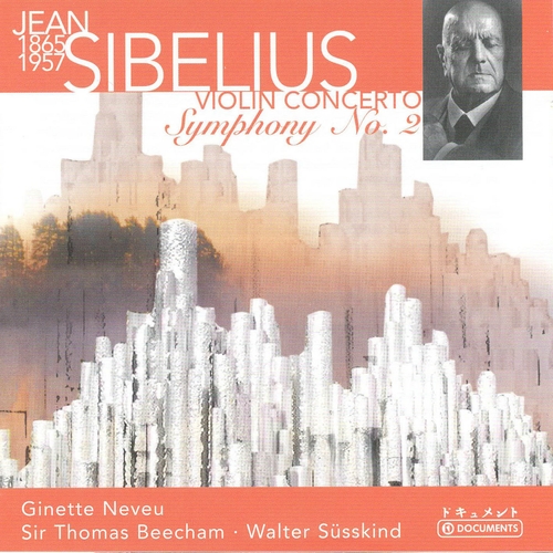 Couverture CONCERTO VIOLON / SYMPHONIE 2 de Jean SIBELIUS