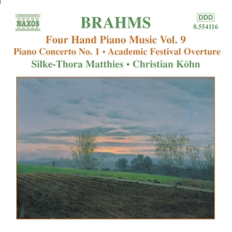 Image du média "PIANO 4 MAINS: CONCERTO PIANO 1 / AKADEMISCHE FESTOUVERTÜRE de Johannes BRAHMS"