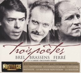 Image du média "TROIS POÈTES (BREL/BRASSENS/FERRÉ)"