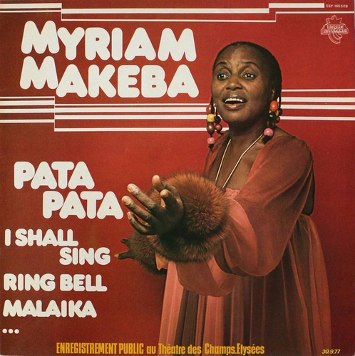 Couverture MYRIAM MAKEBA AU THEATRE DES CHAMPS-ELYSEES, 1977 de Myriam MAKEBA