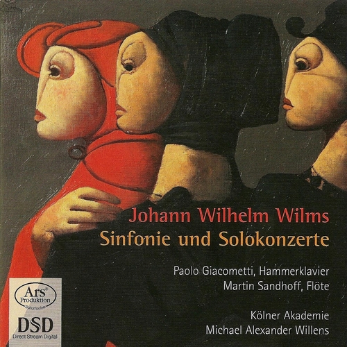 Couverture CONCERTO PIANO DO /CONCERTO FLÛTE RÉ / SYMPHONIE MI B de Johann Wilhelm WILMS