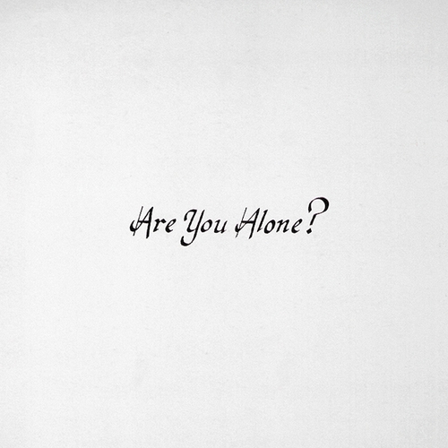 Couverture ARE YOU ALONE? de MAJICAL CLOUDZ