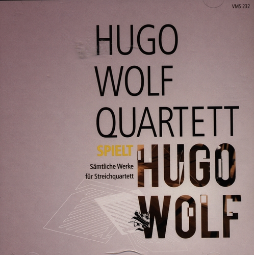 Couverture QUATUOR CORDES / INTERMEZZO / SERENADE ITALIENNE de Hugo WOLF